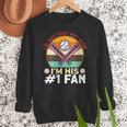 I'm Not Just His Mom Baseball Moms Baseball Mothers Women Crewneck Sweatshirt I'm Not Just His Mom Baseball Moms Baseball Mothers Women Crewneck Sweatshirt