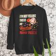 I'm Not Yelling This Is My Baseball Nana Voice Baseball Mom Women Crewneck Sweatshirt I'm Not Yelling This Is My Baseball Nana Voice Baseball Mom Women Crewneck Sweatshirt