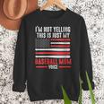 I'm Not Yelling This Is Just My Baseball Mom Voice Sport Women Crewneck Sweatshirt I'm Not Yelling This Is Just My Baseball Mom Voice Sport Women Crewneck Sweatshirt