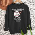 My Kid Might Not Always Swing Humors Baseball Mom Women Crewneck Sweatshirt