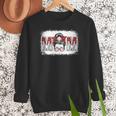 Leopard Baseball Mom Mama Mother's Day Son Daughter Boys Women Crewneck Sweatshirt