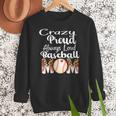 Loud And Proud Baseball Mom Messy Bun 2024 Women Crewneck Sweatshirt Loud And Proud Baseball Mom Messy Bun 2024 Women Crewneck Sweatshirt