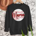 Mama Baseball Mom Women Crewneck Sweatshirt