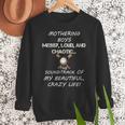 Mothering Boys Messy Loud Chaotic Baseball Mom Women Crewneck Sweatshirt Mothering Boys Messy Loud Chaotic Baseball Mom Women Crewneck Sweatshirt