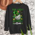 One Lucky Baseball Mom St Patricks Day One Lucky Mom Women Women Crewneck Sweatshirt