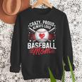 Proud Baseball Mom For Women Mom Baseball Mama Women Crewneck Sweatshirt Proud Baseball Mom For Women Mom Baseball Mama Women Crewneck Sweatshirt