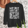 Proud Sassy Baseball Mom Women Crewneck Sweatshirt Proud Sassy Baseball Mom Women Crewneck Sweatshirt