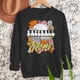 Retro Groovy Baseball Mom Family Matching Women Women Crewneck Sweatshirt Retro Groovy Baseball Mom Family Matching Women Women Crewneck Sweatshirt