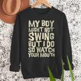 Sassy Baseball Mom Women Crewneck Sweatshirt