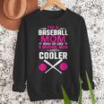 Self Expression Cool Baseball Mom Positive Thinking Women Crewneck Sweatshirt Self Expression Cool Baseball Mom Positive Thinking Women Crewneck Sweatshirt