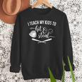 I Teach My Kids To Hit And Steal Baseball Mom Women Crewneck Sweatshirt I Teach My Kids To Hit And Steal Baseball Mom Women Crewneck Sweatshirt