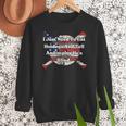 Umpire And Hotdogs 4th July Baseball Moms Women Crewneck Sweatshirt Umpire And Hotdogs 4th July Baseball Moms Women Crewneck Sweatshirt