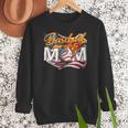 Vintage American Flag Baseball Mom Patriotic 4th July Women Crewneck Sweatshirt Vintage American Flag Baseball Mom Patriotic 4th July Women Crewneck Sweatshirt