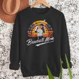 Vintage Retro Sunset Baseball Mom Mother's Day Women Crewneck Sweatshirt Vintage Retro Sunset Baseball Mom Mother's Day Women Crewneck Sweatshirt