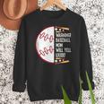 Warning Baseball Mom Will Yell Loudly Women Crewneck Sweatshirt Warning Baseball Mom Will Yell Loudly Women Crewneck Sweatshirt