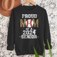 Womens Proud Mom Of a 2024 Senior Class Of 2024 Baseball Mom Women Crewneck Sweatshirt Womens Proud Mom Of a 2024 Senior Class Of 2024 Baseball Mom Women Crewneck Sweatshirt