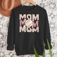 Women's Retro Baseball Mama Distressed Baseball Mom Life Women Crewneck Sweatshirt Women's Retro Baseball Mama Distressed Baseball Mom Life Women Crewneck Sweatshirt