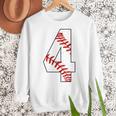 4 Laces 4th Birthday Boy Four Years Baseball Mom T-Shirt Women Crewneck Sweatshirt 4 Laces 4th Birthday Boy Four Years Baseball Mom T-Shirt Women Crewneck Sweatshirt