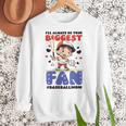 Always Your Biggest Fan Baseball Mom Women Crewneck Sweatshirt