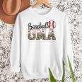Baseball Gma Women BallPark Gma Baseball Mom Mother's Day Women Crewneck Sweatshirt Baseball Gma Women BallPark Gma Baseball Mom Mother's Day Women Crewneck Sweatshirt