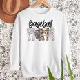 Baseball Mama Coquette Mother's Day Baseball Mom Vintage Women Crewneck Sweatshirt Baseball Mama Coquette Mother's Day Baseball Mom Vintage Women Crewneck Sweatshirt