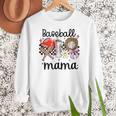 Baseball Mama Baseball Mom Cute T-Ball Mom Ballpark Mom Women Crewneck Sweatshirt