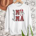Baseball Mama Baseball Mom Game Day Senior Night Women Crewneck Sweatshirt Baseball Mama Baseball Mom Game Day Senior Night Women Crewneck Sweatshirt