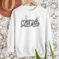 Baseball Mama Scribble Heart Baseball Mom Sports Team Tball Women Crewneck Sweatshirt Baseball Mama Scribble Heart Baseball Mom Sports Team Tball Women Crewneck Sweatshirt