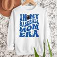 In My Baseball Mom Ear Blue Women Crewneck Sweatshirt