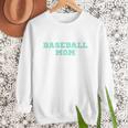 In My Baseball Mom Era Tee Game Day Baseball Mom Life Women Crewneck Sweatshirt