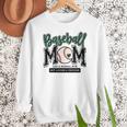 Baseball Mom Green Varsity Baseball Mama Cute Mother's Day Women Crewneck Sweatshirt Baseball Mom Green Varsity Baseball Mama Cute Mother's Day Women Crewneck Sweatshirt
