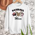 Baseball Mom Leopard Heart Game Day Love Mommy Women Crewneck Sweatshirt Baseball Mom Leopard Heart Game Day Love Mommy Women Crewneck Sweatshirt