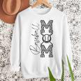 Baseball Mom Leopard Women Crewneck Sweatshirt Baseball Mom Leopard Women Crewneck Sweatshirt