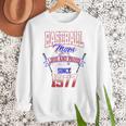 Baseball Mom Loud & Proud Since 1977 Raglan Baseball Tee Women Crewneck Sweatshirt Baseball Mom Loud & Proud Since 1977 Raglan Baseball Tee Women Crewneck Sweatshirt