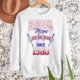Baseball Mom Loud & Proud Since 1980 Raglan Baseball Tee Women Crewneck Sweatshirt Baseball Mom Loud & Proud Since 1980 Raglan Baseball Tee Women Crewneck Sweatshirt