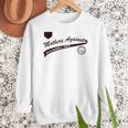 Baseball Mom Mothers Against Baseball Pants Women Crewneck Sweatshirt