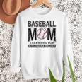 Baseball Mom Not Like a Normal Mom Baseball Mama Women Crewneck Sweatshirt Baseball Mom Not Like a Normal Mom Baseball Mama Women Crewneck Sweatshirt