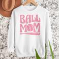 Baseball Mom Pride Heart And Bat Love Game Day Women Crewneck Sweatshirt Baseball Mom Pride Heart And Bat Love Game Day Women Crewneck Sweatshirt