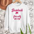 Baseball Mom Raglan Baseball Tee Women Crewneck Sweatshirt