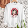 Baseball Mom Rainbow Boho Mommy Premium Women Crewneck Sweatshirt Baseball Mom Rainbow Boho Mommy Premium Women Crewneck Sweatshirt