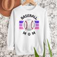 Baseball Mom Sports Mom Proud Baseball Mom Women Crewneck Sweatshirt