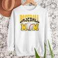 Baseball Mom Sports Mom Yellow Women Crewneck Sweatshirt Baseball Mom Sports Mom Yellow Women Crewneck Sweatshirt