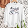 Baseball Mom Squad Women Crewneck Sweatshirt