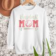 Baseball Mom And Sweet For Moms With Baseball Kids Women Crewneck Sweatshirt Baseball Mom And Sweet For Moms With Baseball Kids Women Crewneck Sweatshirt