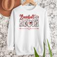 Baseball Mom T-Ball Moms Ball Player Moms Ballpark Mama Women Crewneck Sweatshirt Baseball Mom T-Ball Moms Ball Player Moms Ballpark Mama Women Crewneck Sweatshirt