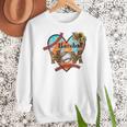 Baseball Mom Valentine Leopard Heart Softball Mother's Day Women Crewneck Sweatshirt Baseball Mom Valentine Leopard Heart Softball Mother's Day Women Crewneck Sweatshirt