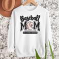 Baseball Mom Varsity Baseball Mama Cute Mother's Day Women Crewneck Sweatshirt Baseball Mom Varsity Baseball Mama Cute Mother's Day Women Crewneck Sweatshirt