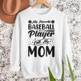 Baseball Mom Women Girls Daughter Mother Baseball Player Women Crewneck Sweatshirt