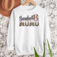 Baseball Momo Women BallPark Momo Baseball Mom Mother's Day Women Crewneck Sweatshirt Baseball Momo Women BallPark Momo Baseball Mom Mother's Day Women Crewneck Sweatshirt
