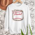 Baseball-Shirt Women Mama Mother Baseball Mom Premium Women Crewneck Sweatshirt